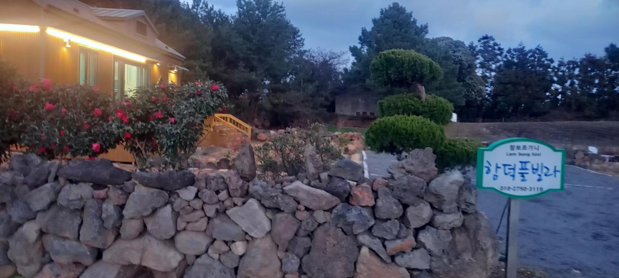 Hamdeok Pool Villa Pension Τζέτζου Εξωτερικό φωτογραφία
